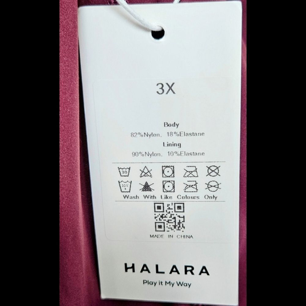 HALARA 3X Padded backless twisted slit midi dress casual wear NWT - Picture 13 of 13